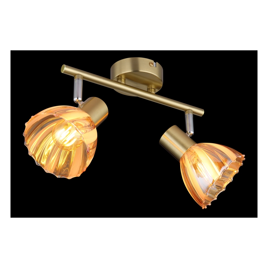 Globo - Точечный светильник 2xE14/40W/230V золотистый