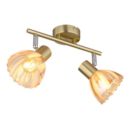 Globo - Точечный светильник 2xE14/40W/230V золотистый