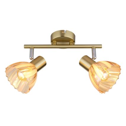 Globo - Точечный светильник 2xE14/40W/230V золотистый