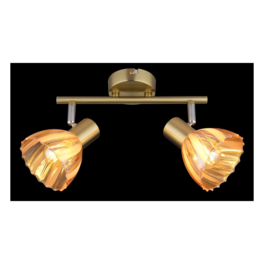 Globo - Точковий світильник 2xE14/40W/230V золотий