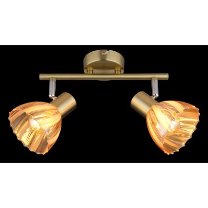 Globo - Точковий світильник 2xE14/40W/230V золотий