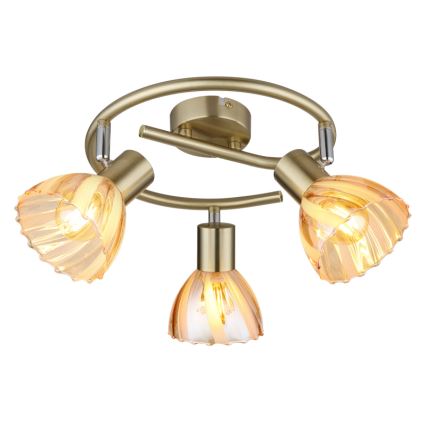 Globo - Точковий світильник 3xE14/40W/230V золотий