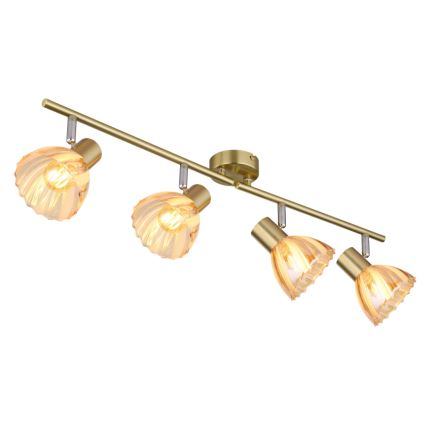 Globo - Точечный светильник 4xE14/40W/230V золотистый