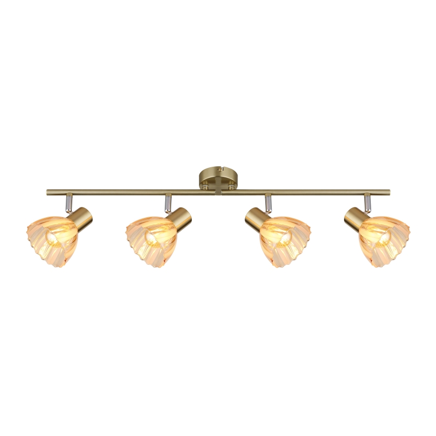 Globo - Точечный светильник 4xE14/40W/230V золотистый