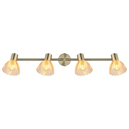 Globo - Точечный светильник 4xE14/40W/230V золотистый