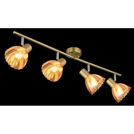 Globo - Точковий світильник 4xE14/40W/230V золотий