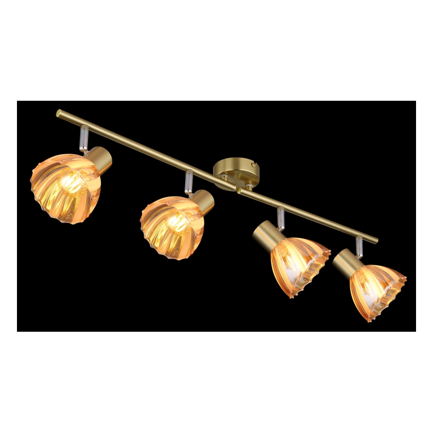 Globo - Точковий світильник 4xE14/40W/230V золотий