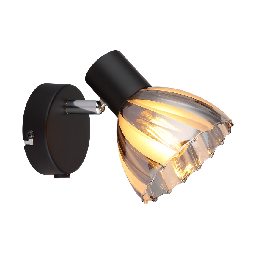 Globo - Настенный точечный светильник 1xE14/40W/230V черный