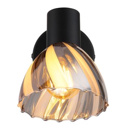 Globo - Настенный точечный светильник 1xE14/40W/230V черный