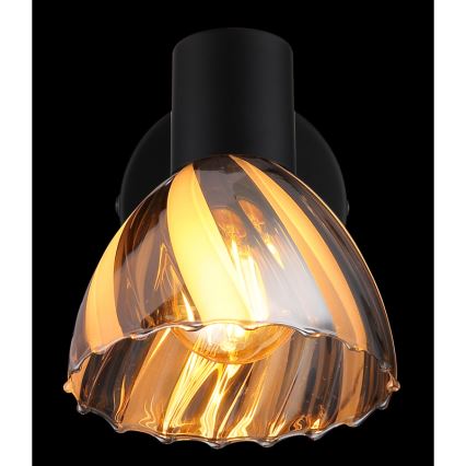 Globo - Настенный точечный светильник 1xE14/40W/230V черный