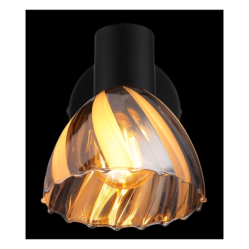 Globo - Настенный точечный светильник 1xE14/40W/230V черный