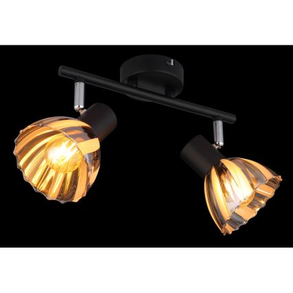 Globo - Точечный светильник 2xE14/40W/230V черный
