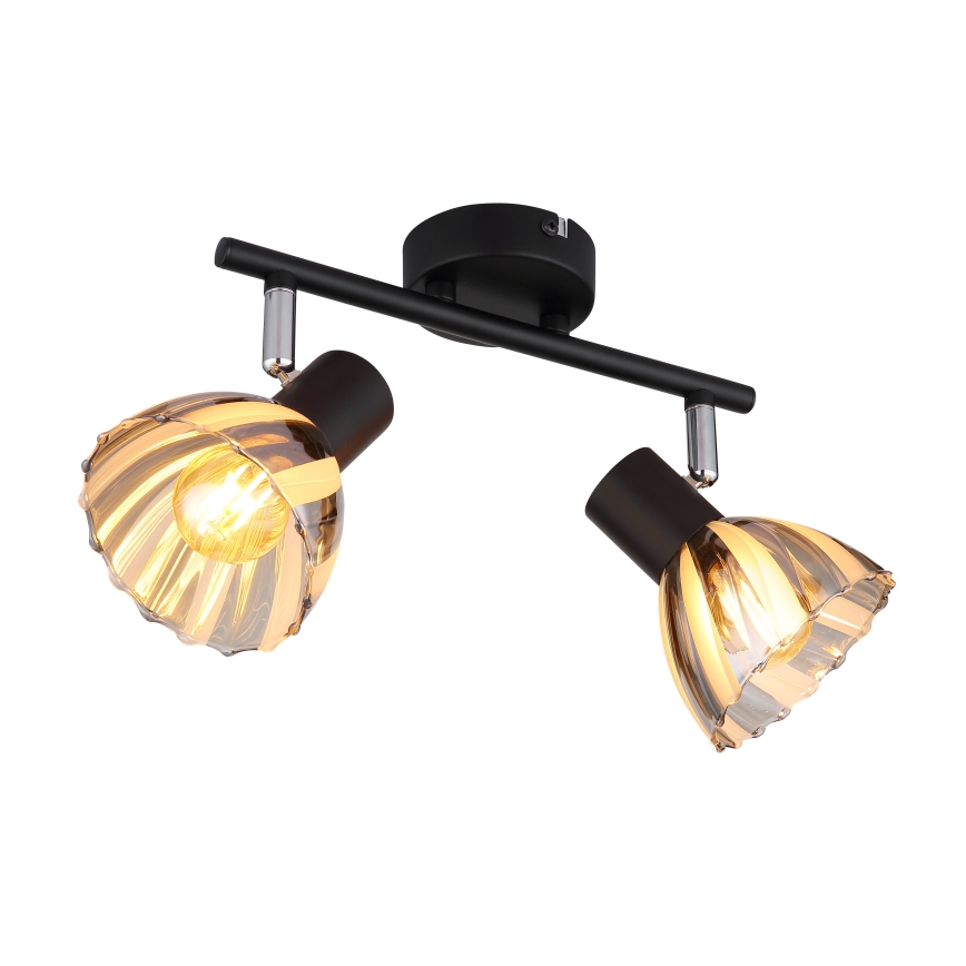 Globo - Точечный светильник 2xE14/40W/230V черный