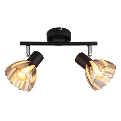Globo - Точечный светильник 2xE14/40W/230V черный