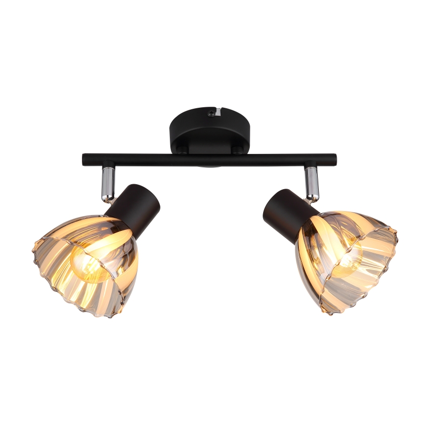 Globo - Точечный светильник 2xE14/40W/230V черный