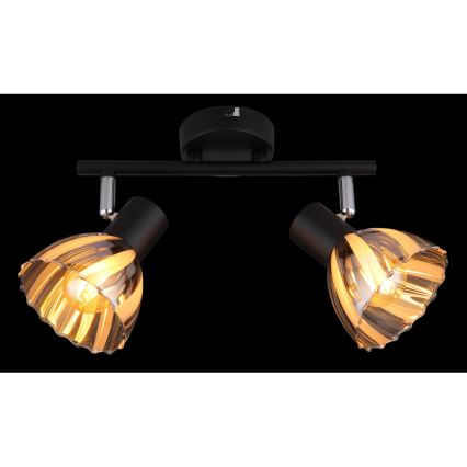 Globo - Точечный светильник 2xE14/40W/230V черный