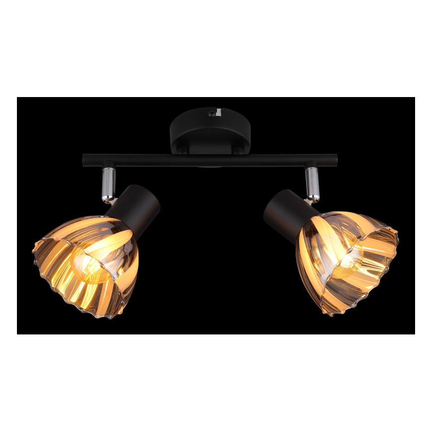 Globo - Точечный светильник 2xE14/40W/230V черный