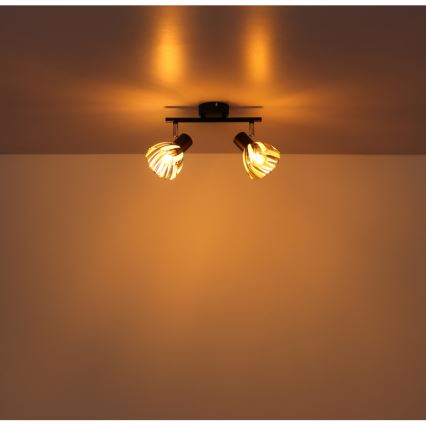 Globo - Точечный светильник 2xE14/40W/230V черный