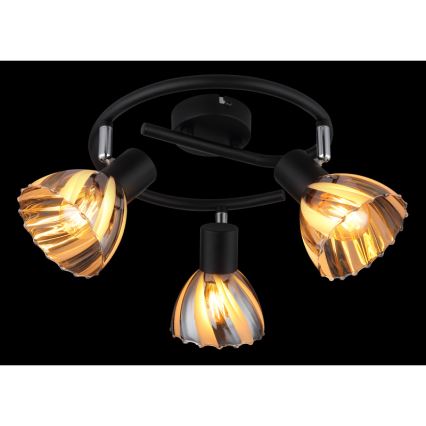 Globo - Точечный светильник 3xE14/40W/230V черный
