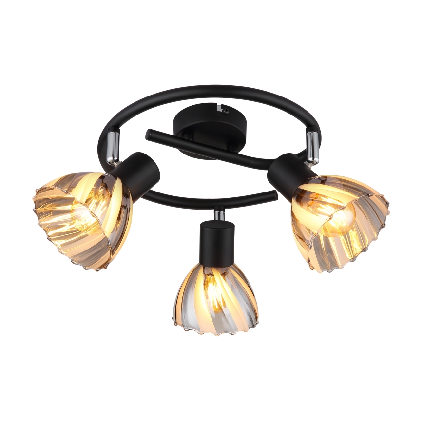 Globo - Точечный светильник 3xE14/40W/230V черный