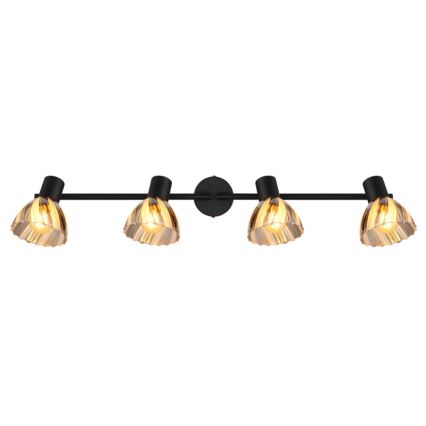 Globo - Точечный светильник 4xE14/40W/230V черный