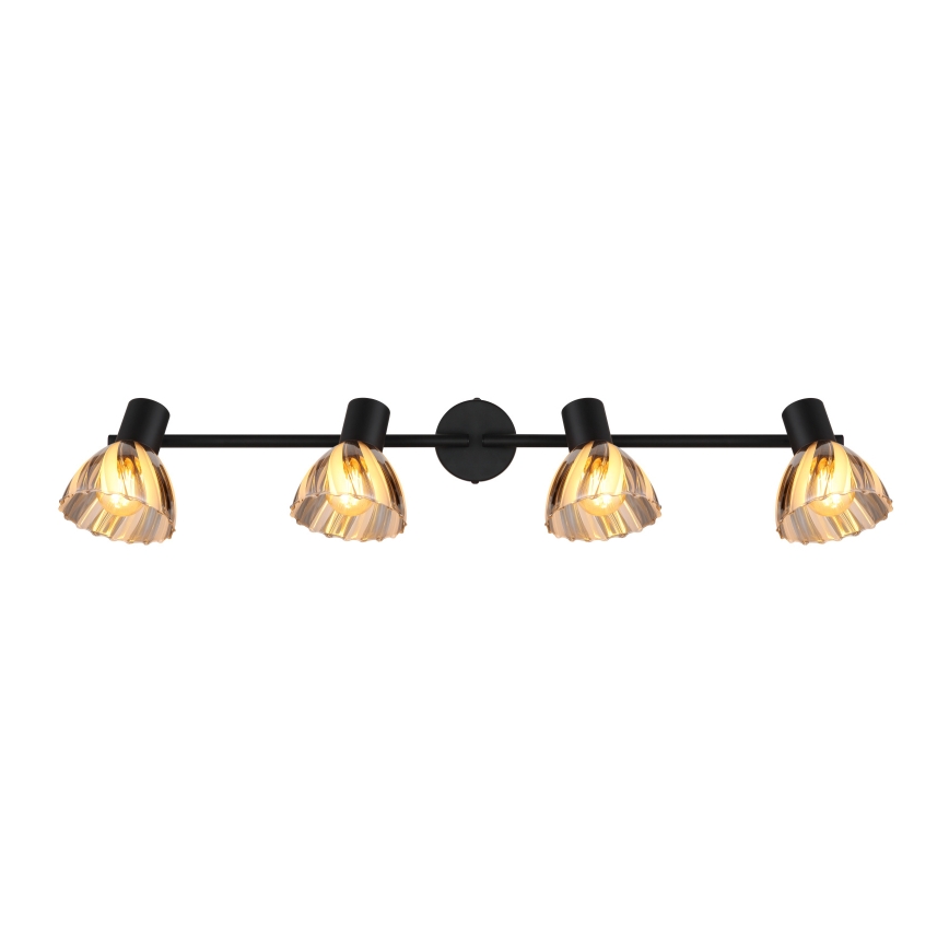 Globo - Точечный светильник 4xE14/40W/230V черный