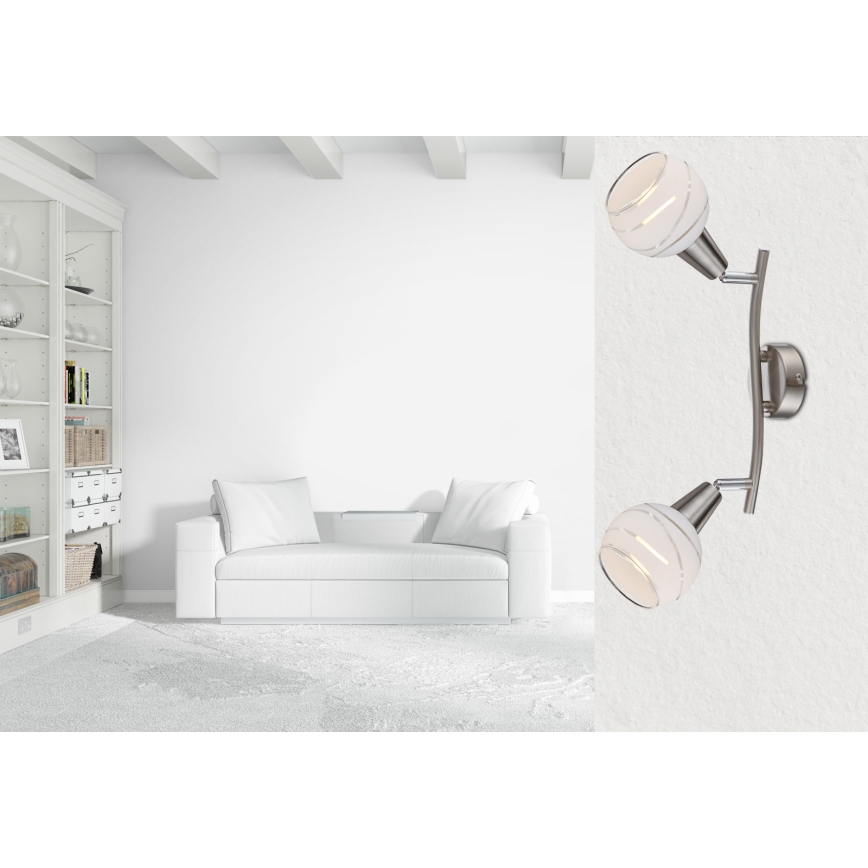 Globo - Светодиодный точечный светильник 2xE14/4W/230V