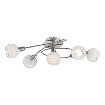 Globo 54341-5 - Светодиодный потолочный светильник ELLIOTT 5xE14/4W/230V