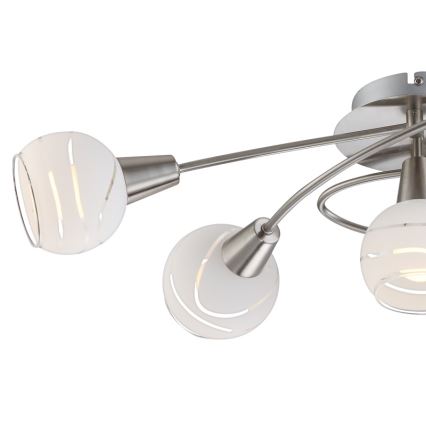 Globo 54341-5 - Светодиодный потолочный светильник ELLIOTT 5xE14/4W/230V