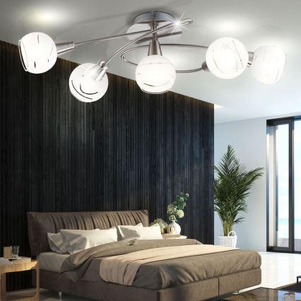 Globo 54341-5O - Потолочный светильник 5xE14/40W