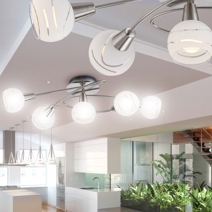 Globo 54341-5O - Потолочный светильник 5xE14/40W