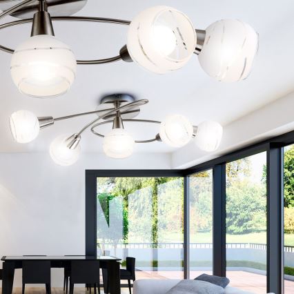 Globo 54341-5O - Потолочный светильник 5xE14/40W