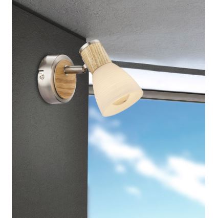 Globo - Точечный светильник 1xE14/40W/230V пепел