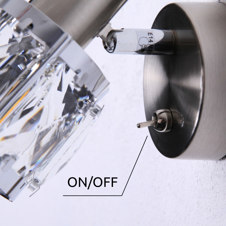 Globo 54356-1 - Настенный прожектор KRIS 1xE14/40W/230V