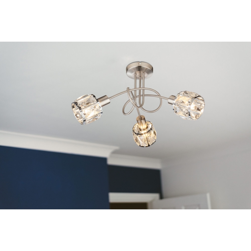 Globo - Пристельова люстра 3xE14/40W/230V
