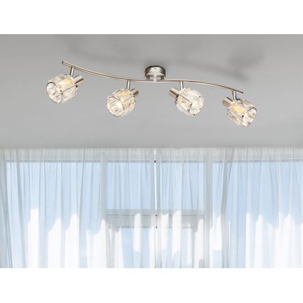 Globo 54356-4 - Прожектор KRIS 4xE14/40W/230V