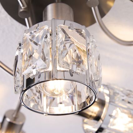 Globo - Припотолочная люстра 5xE14/40W/230V