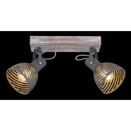 Globo - Точковий світильник 2xE27/40W/230V