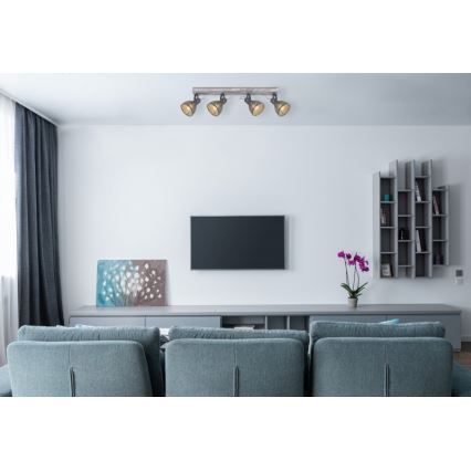 Globo - Точечный светильник MORI 4xE27/40W/230V