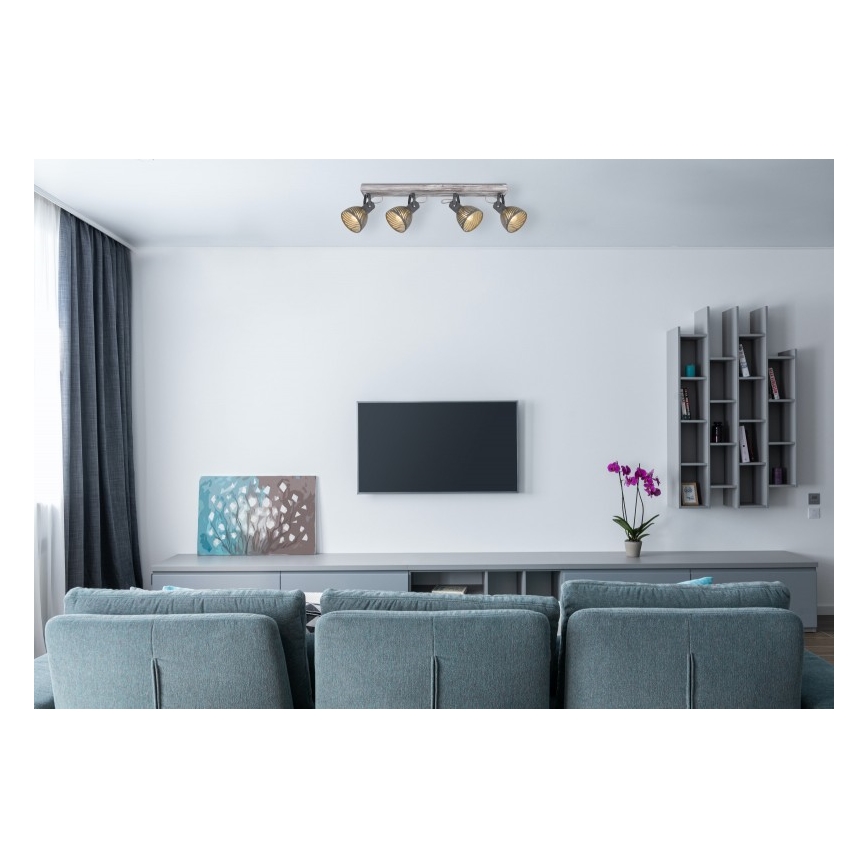 Globo - Точечный светильник MORI 4xE27/40W/230V