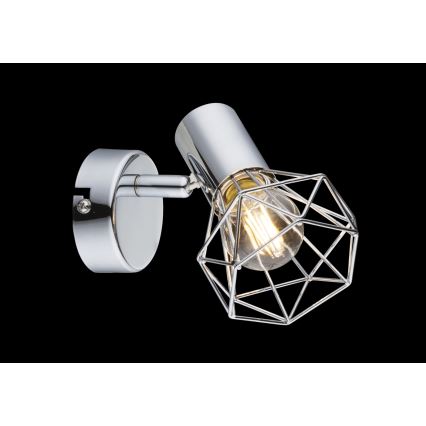 Globo - Настенный точечный светильник 1xE14/40W/230V блестящий хром