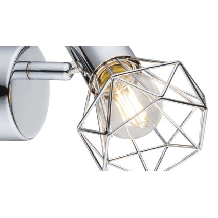 Globo - Настенный точечный светильник 1xE14/40W/230V блестящий хром