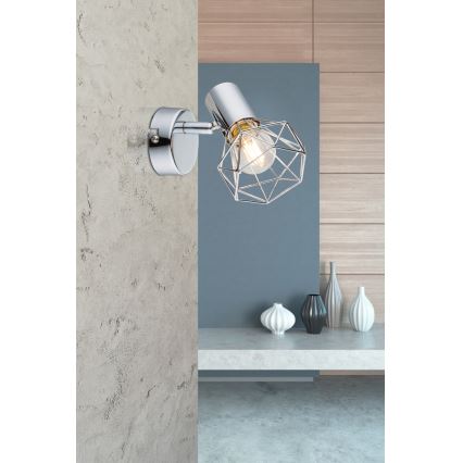 Globo - Настінний точковий світильник 1xE14/40W/230V глянцевий хром