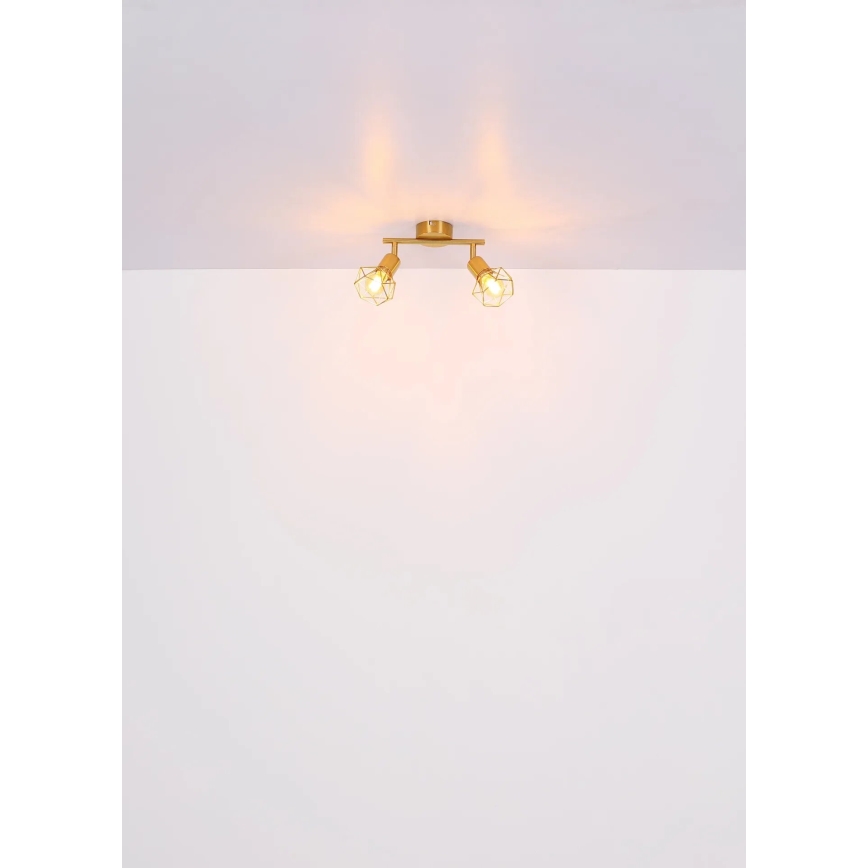 Globo - Точковий світильник 2xE14/40W/230V золотий