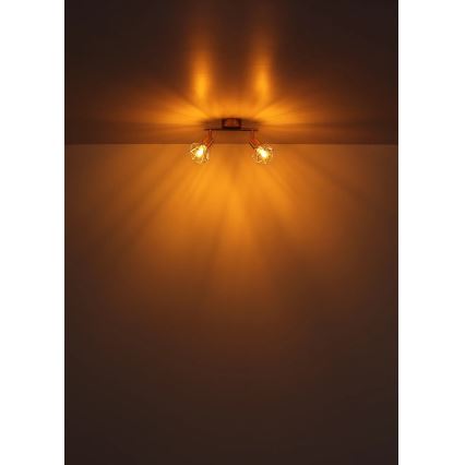 Globo - Точковий світильник 2xE14/40W/230V золотий