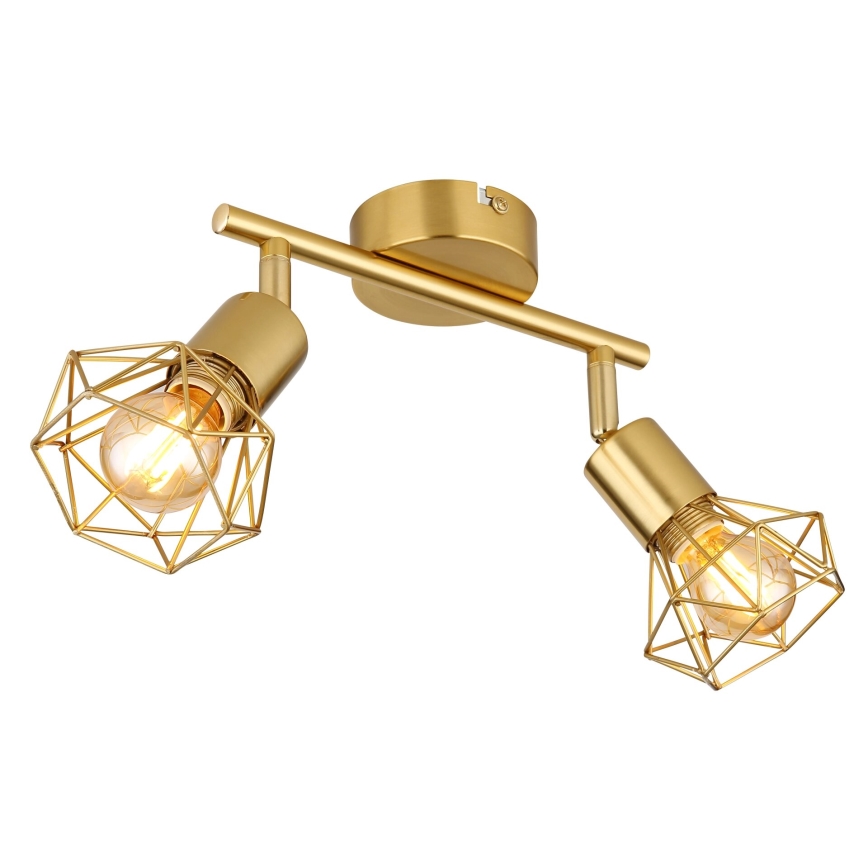 Globo - Точковий світильник 2xE14/40W/230V золотий