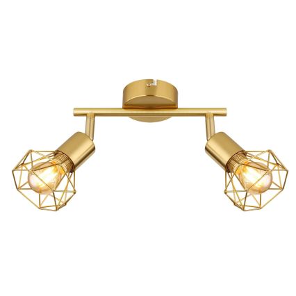 Globo - Точковий світильник 2xE14/40W/230V золотий