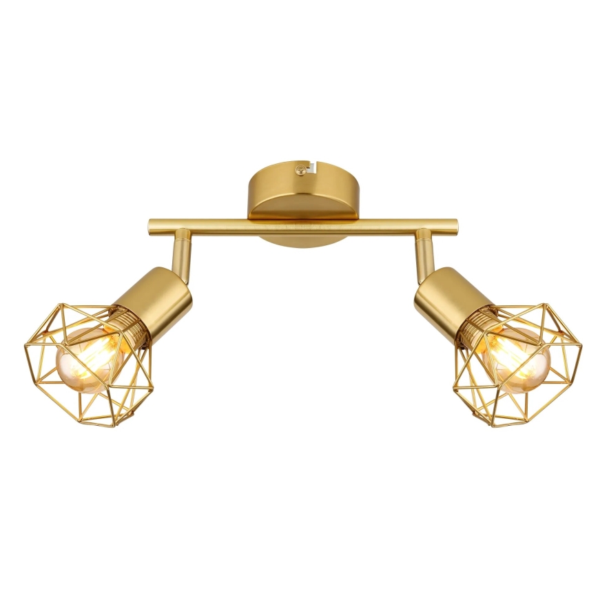 Globo - Точковий світильник 2xE14/40W/230V золотий