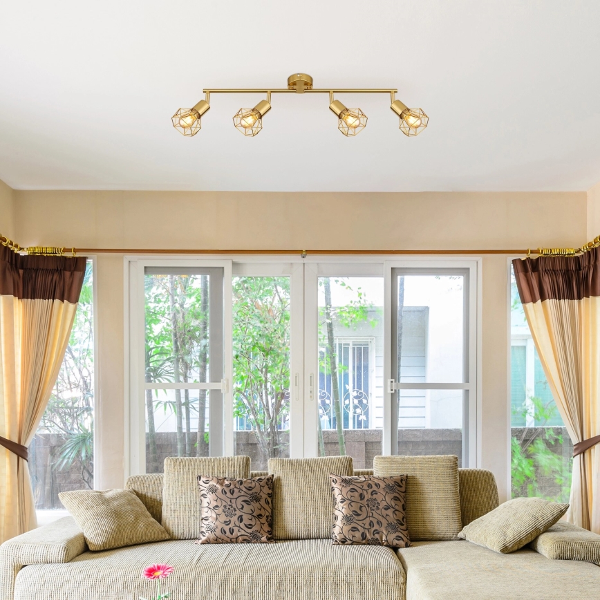 Globo - Точковий світильник 4xE14/40W/230V золотий