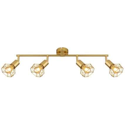 Globo - Точковий світильник 4xE14/40W/230V золотий